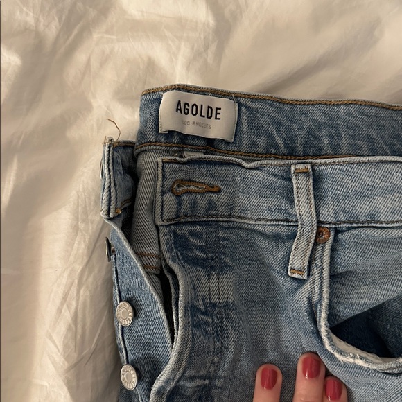 Agolde Riley High Rise Crop Jean - Picture 3 of 6